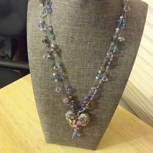 Purple Heart Necklace